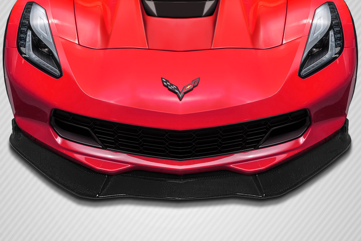 2014-2019 Corvette C7 Carbon Creations DriTech GT Concept Front Lip Under Air Dam Spoiler - 1 Piece