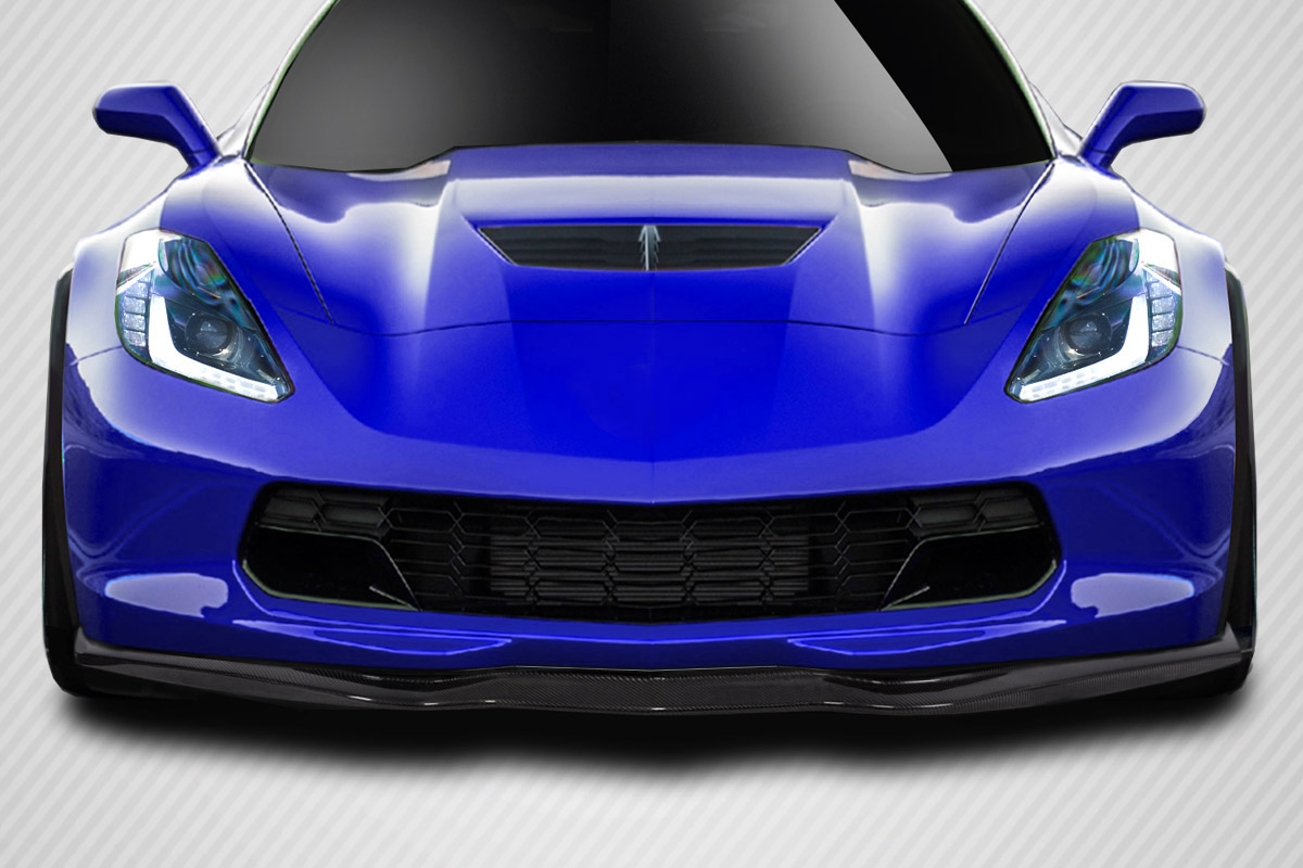 2014-2019 Corvette C7 Carbon Creations GMX Front Lip Splitter - 1 Piece ( Base Model ) (S)