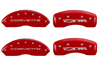 1997-2004 C5 Corvette MGP Caliper Covers Red/Silver