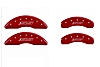 2016-2023 Camaro MGP Caliper Covers Red w/SS Logo