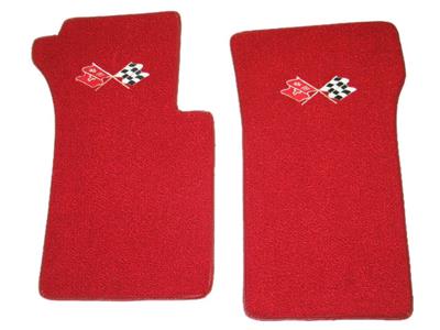 1963 C2 Corvette Floor Mats with Logo Embroidered