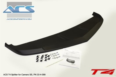2010-2013 Camaro SS ACS T4 Front Splitter