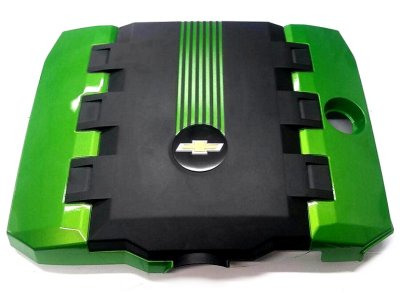 2010-2015 Camaro Painted Engine Cover - V6 Two Tone 