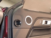 2015-2017 Ford Mustang Polished Midrange Speaker Trim Kit 2pc