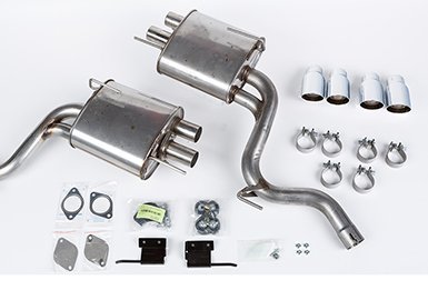 2015-2017 Mustang 2.3L EcoBoost ROUSH Quad Tip (Active Ready) Exhaust Kit 421922