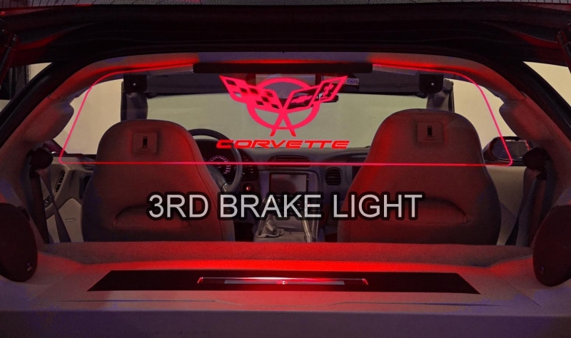 c5 corvette coupe windrestrictor glow plate