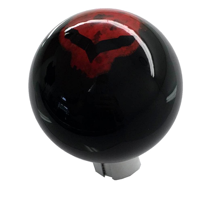 C7 Shift Knob Billiard Style with Airbrushed Skull