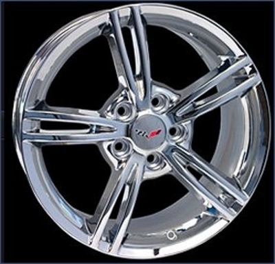 C6 Chrome plated reproduction wheels