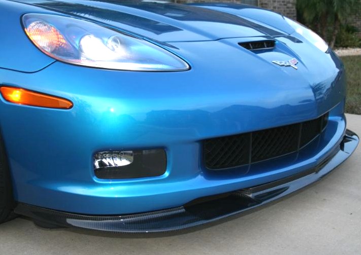 C6 Corvette ZR1 Carbon Fiber Front Splitter 625 Item Name