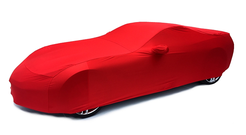 C7 Corvette Stingray Car Cover - Indoor Super Stretch Extra Soft - Color Matched Torch Red