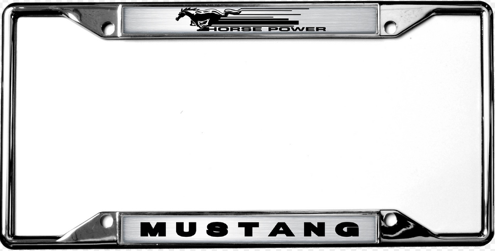 2015-2018 Ford Mustang License Plate Frame - Chrome