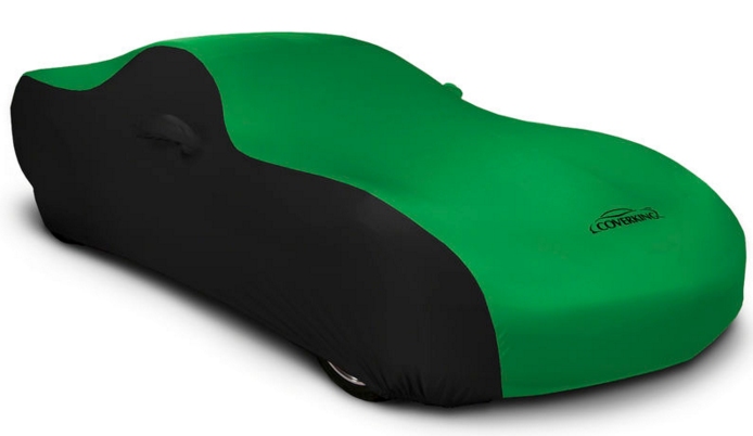 2015-2017 Ford Mustang Coverking Satin 2 Tone Car Cover Synergy Green