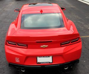 6th Generation Camaro Retro Style High Rise Rear Spoiler