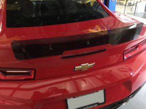 6th Generation Camaro Retro Style High Rise Rear Spoiler