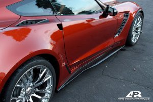 APR Performance C7 Corvette Carbon Fiber Side Skirts and Rear Diffuser