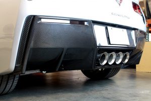 APR Performance C7 Corvette Carbon Fiber Side Skirts and Rear Diffuser