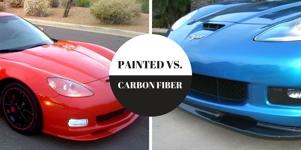 carbon fiber vs. painted parts