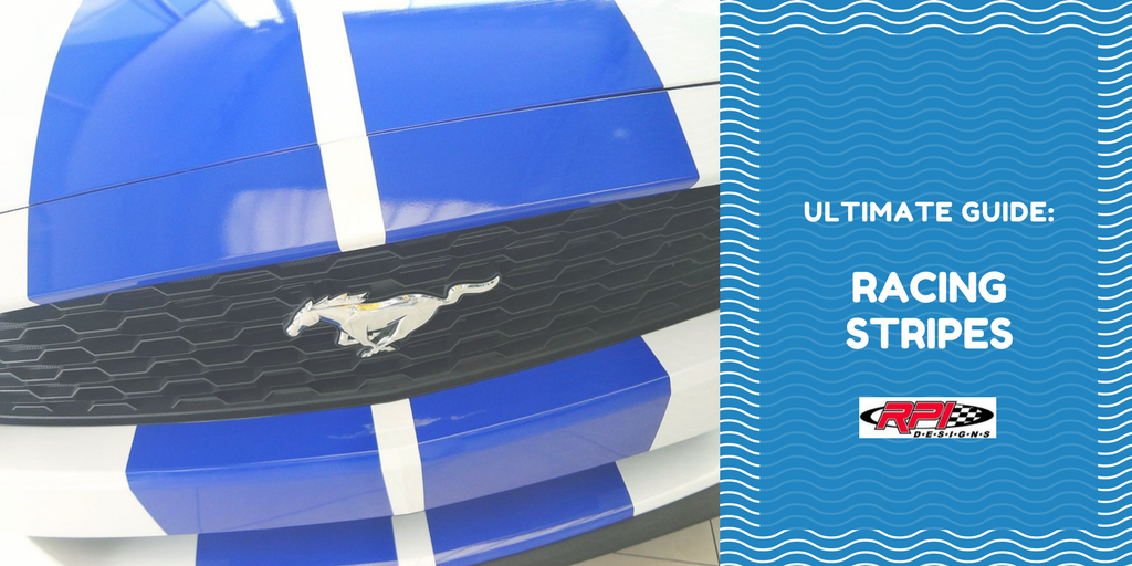 mustang with racing stripes mustang with racing stripes