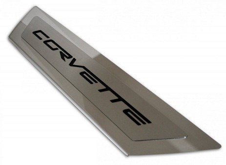 C6 Corvette Door Sill Plates - Corvette Inlay