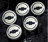 C6 Corvette Engine Caps - Carbon w/Bowties