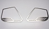 C7 Corvette Door Speaker Trim Rings w/CORVETTE Lettering