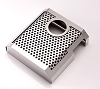 C7 Corvette Brake Reservoir Cover - Perforated Stainless Steel 