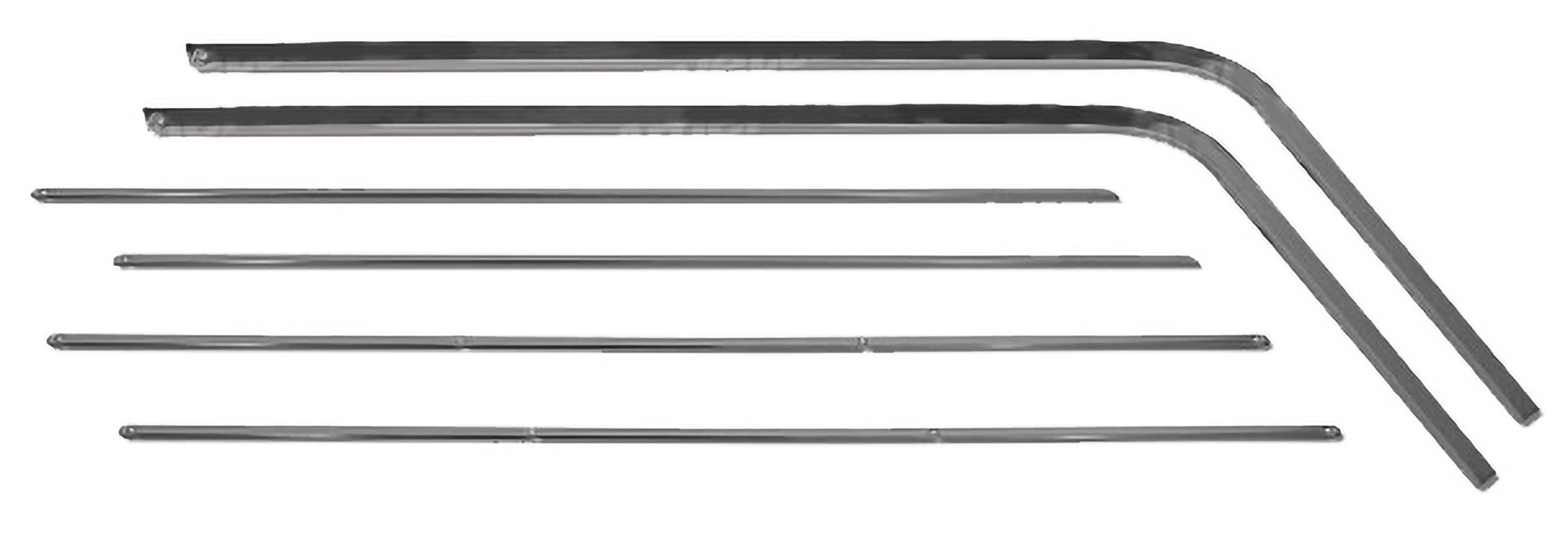 1956-1957 C1 Corvette Door Panel Trim 6 Piece Set