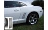 2010-2015 Camaro Side Body Vent Decal Accents