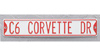 C6 Corvette Street Sign
