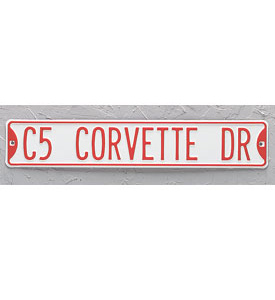 C5 Corvette Street Sign