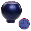 2005-2010 MUSTANG SHIFT KNOB 6 SPEED BLUE