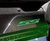 2010-2013 Camaro SS Door Kick Plates w/Synergy Green SS