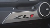 2012-2014 Camaro ZL1 Brushed Door Kick Plates with Logo