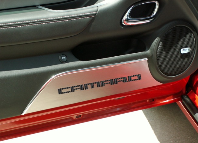 Camaro American Car Craft Door Plates