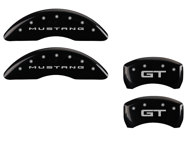 2015-2017 Ford Mustang GT MGP Caliper Covers Black