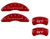 2015-2019 Ford Mustang GT MGP Caliper Covers Red