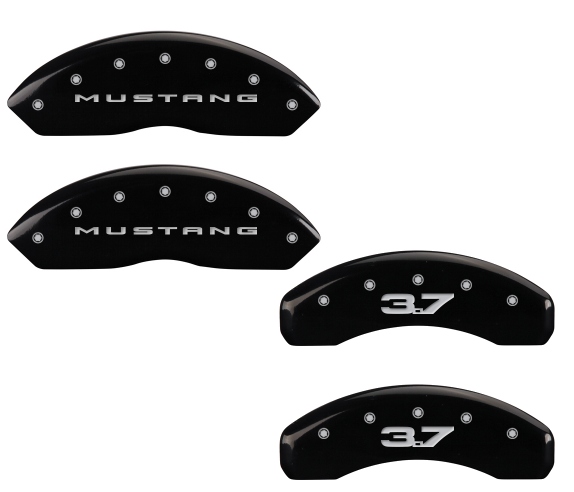 2015-2017 Ford Mustang V6 3.7L Caliper Covers Black