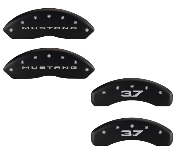 2015-2017 Ford Mustang V6 3.7L Caliper Covers Matte Black