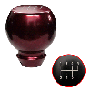 2005-2010 MUSTANG FLARED SHIFT KNOB RED