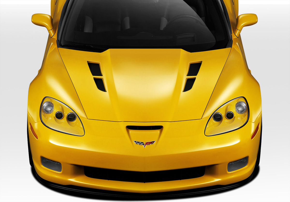 2005-2013 Corvette C6 Duraflex GT Concept Hood - 1 Piece