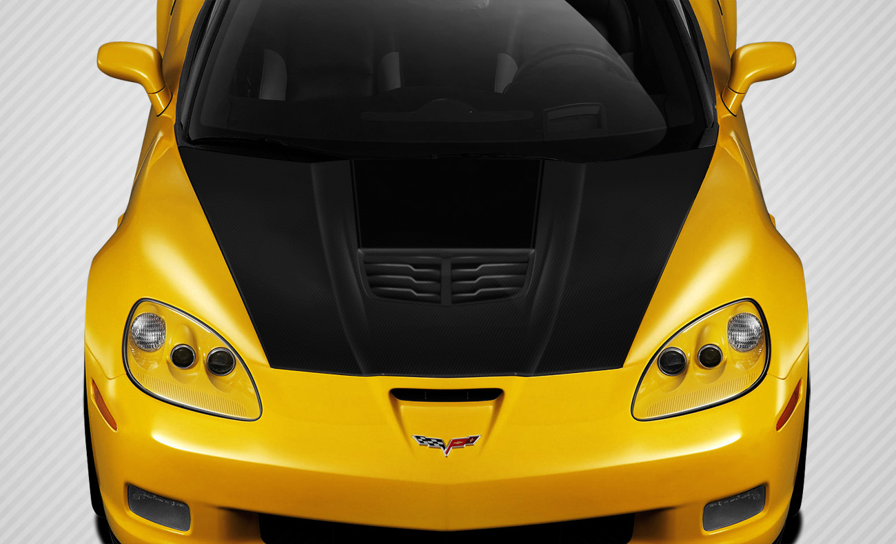 2005-2013 Corvette C6 Carbon Creations Stingray Z Hood - 1 Piece