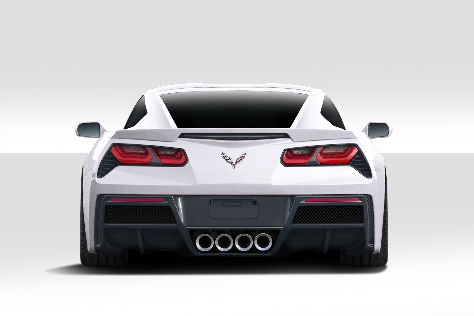 2014-2019 Corvette C7 Duraflex Gran Veloce Rear Diffuser- 1 Piece