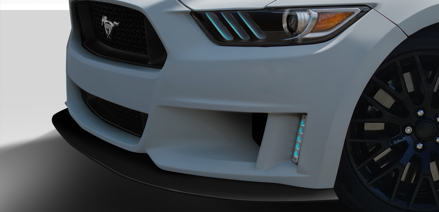 2015-2017 Ford Mustang Duraflex Grid Front Lip - 1 Piece (S)