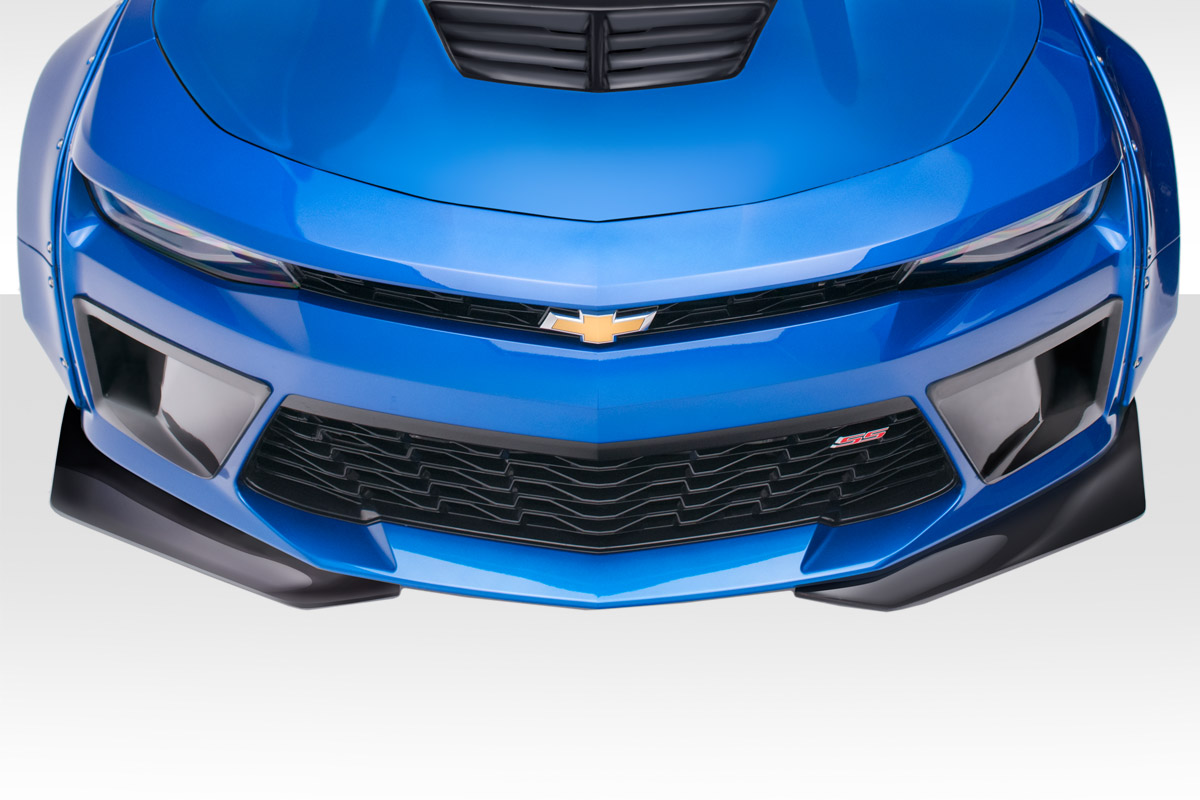2016-2018 Chevrolet Camaro V8 Duraflex Grid Front Splitters - 2 Piece