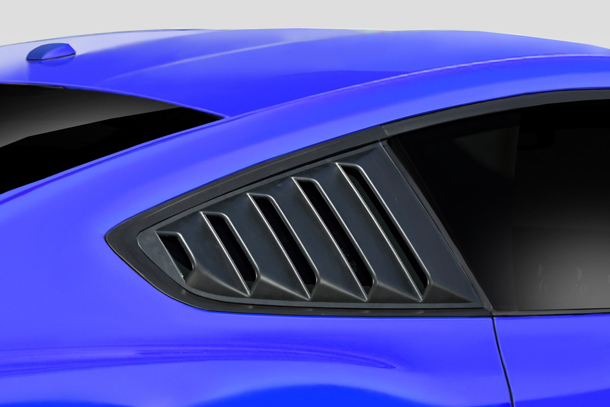 2015-2023 Ford Mustang Duraflex KT Window Scoops - 2 Piece (S)