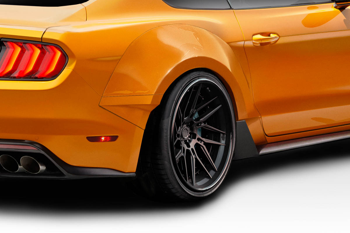 2015-2023 Ford Mustang Couture Grid Wide Body Rear Fender Flares - 4 piece