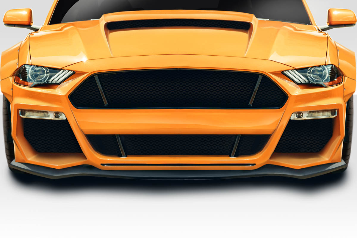 2018-2023 Ford Mustang Duraflex Grid Front Lip Under Spoiler - 1 Piece