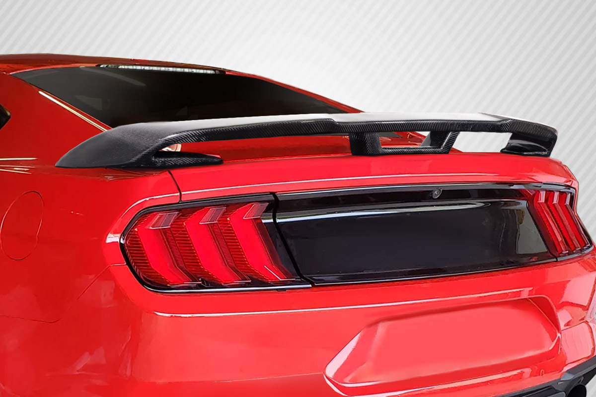 2015-2023 Ford Mustang Coupe Carbon Creations Performance PP1 Look Rear Wing Spoiler - 1 Piece