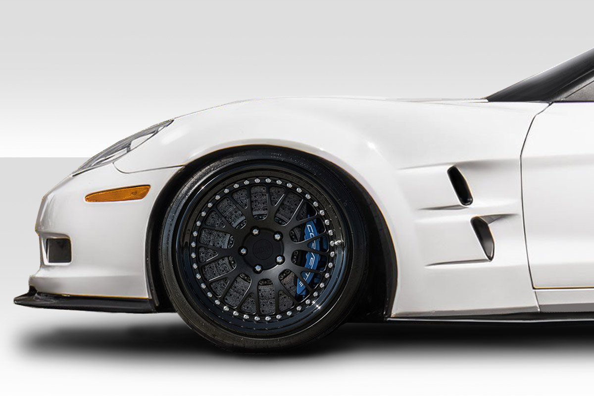 2005-2013 Corvette C6 Duraflex ZR2 Front Fenders - 2 Piece
