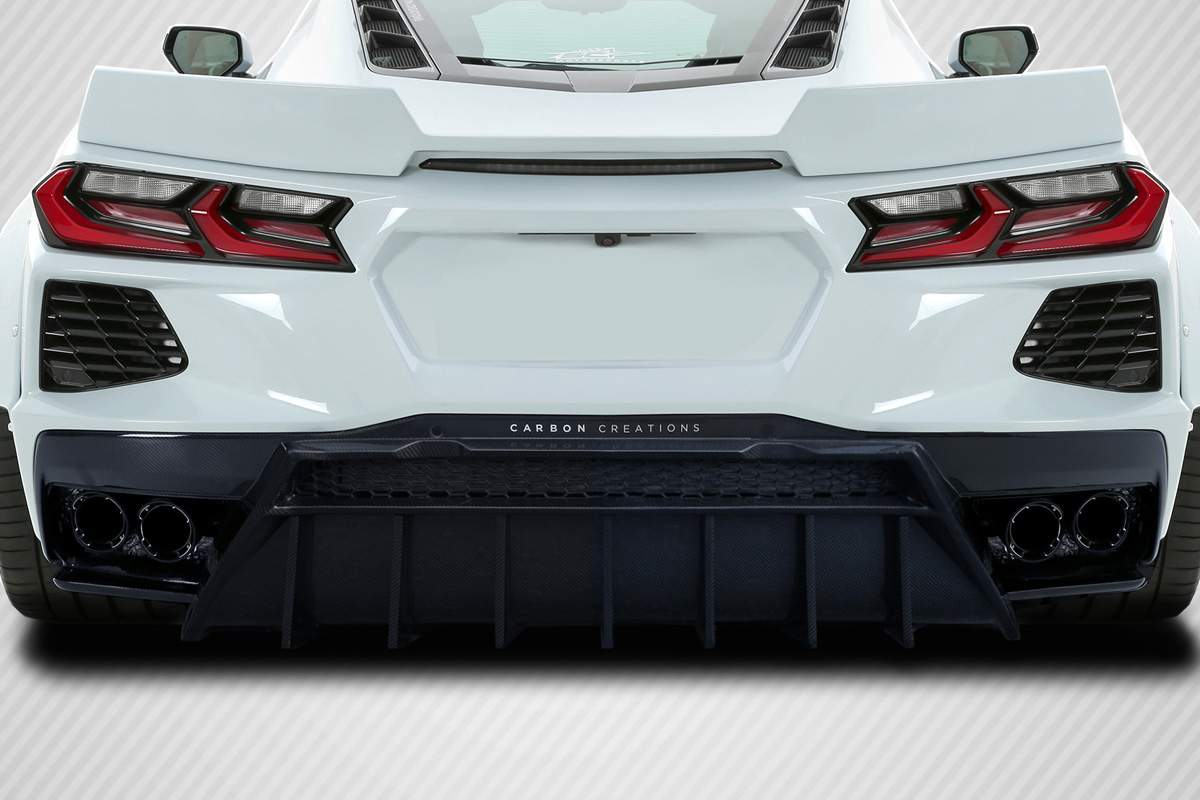 2020-2024 Corvette C8 Carbon Creations Gran Veloce Rear Diffuser - 1 Piece